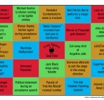 TiVo Awards Night Bingo Card