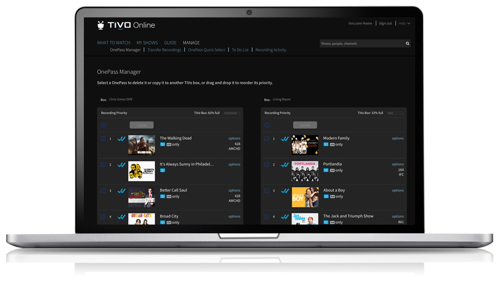 Keep your recording settings when you get a new TiVo box