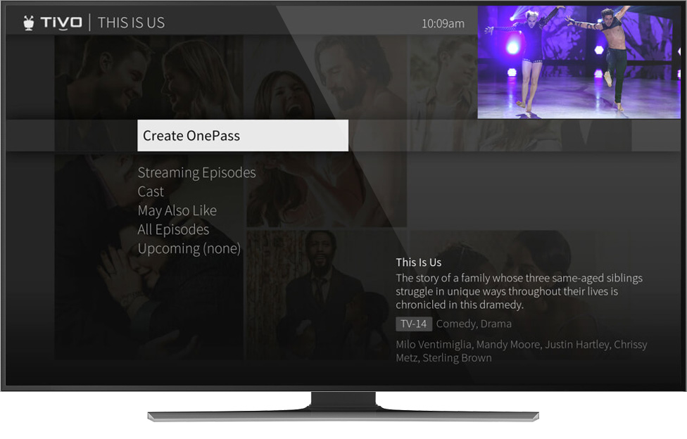 Set up your OnePass to stream and record your favorite shows by season