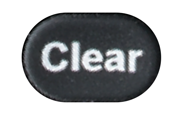 TiVo remote Clear button