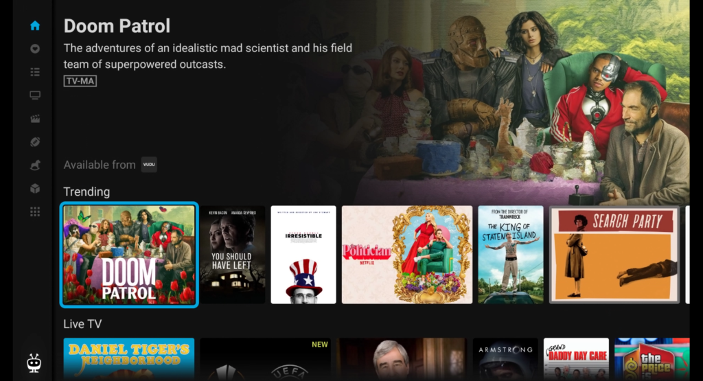 Vudu on TiVo Stream