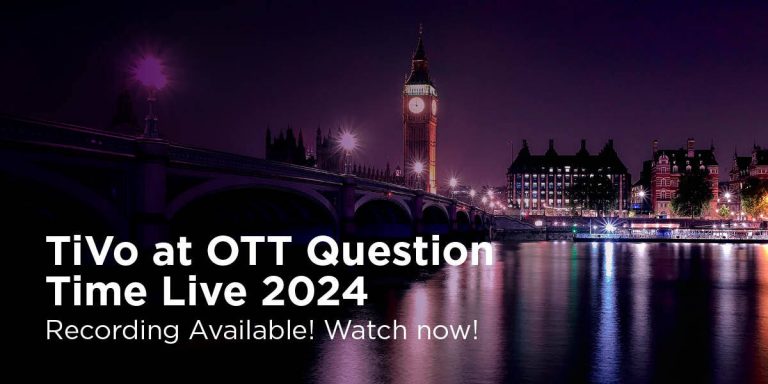 TiVo at OTT Question Time Live 2024 in London! TiVo at OTT Question Time Live 2024 in London!