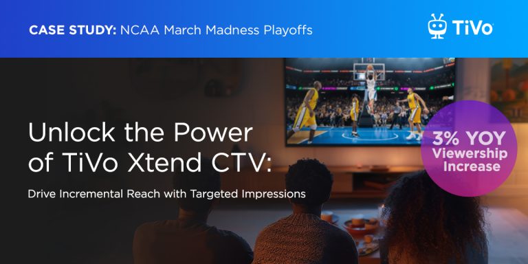 Score Big with TiVo Xtend CTV: NCAA March Madness Viewership Surges by 3%